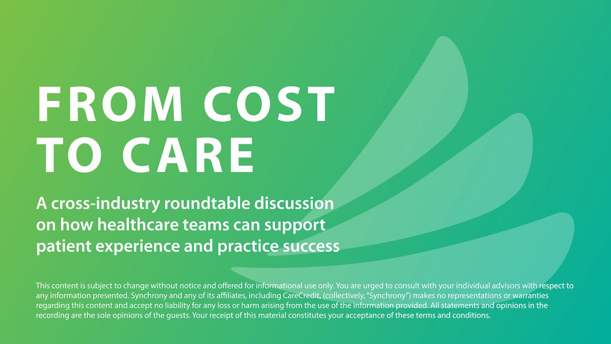 From Cost to Care