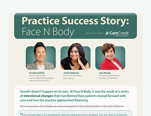 Practice Success Story: Face N Body