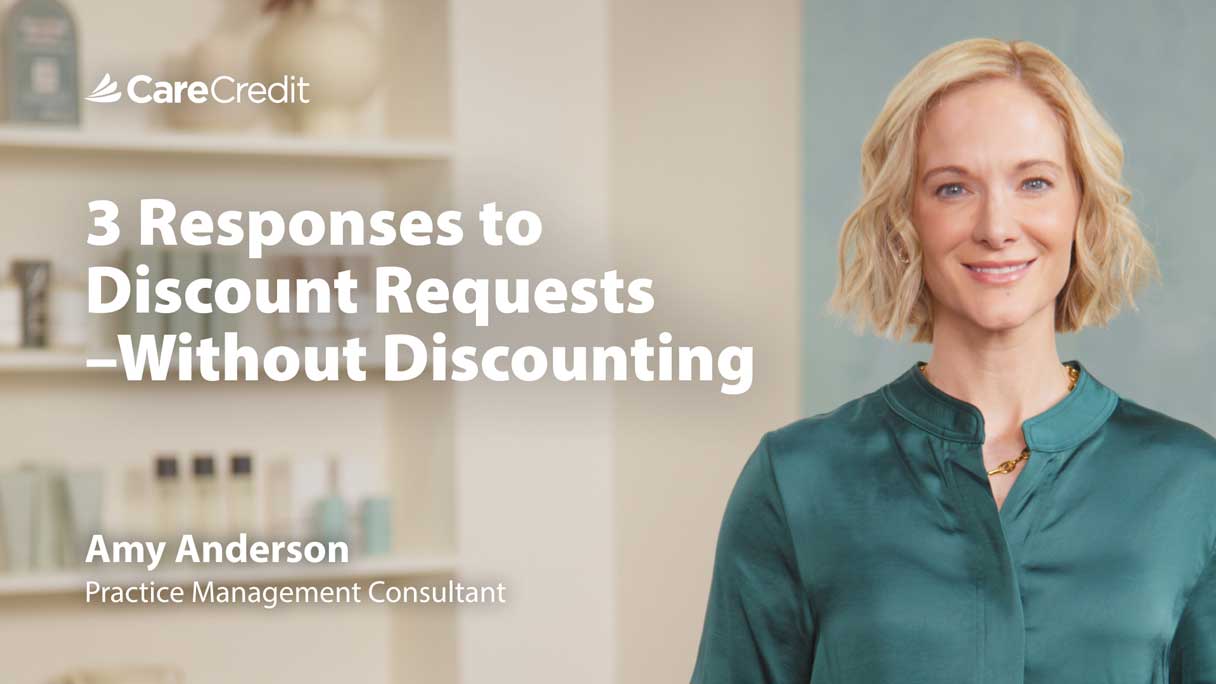 Responses to Discount Requests Without Discounting