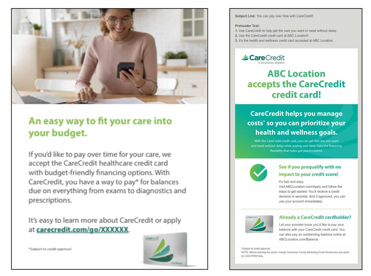 Emails and billing portal